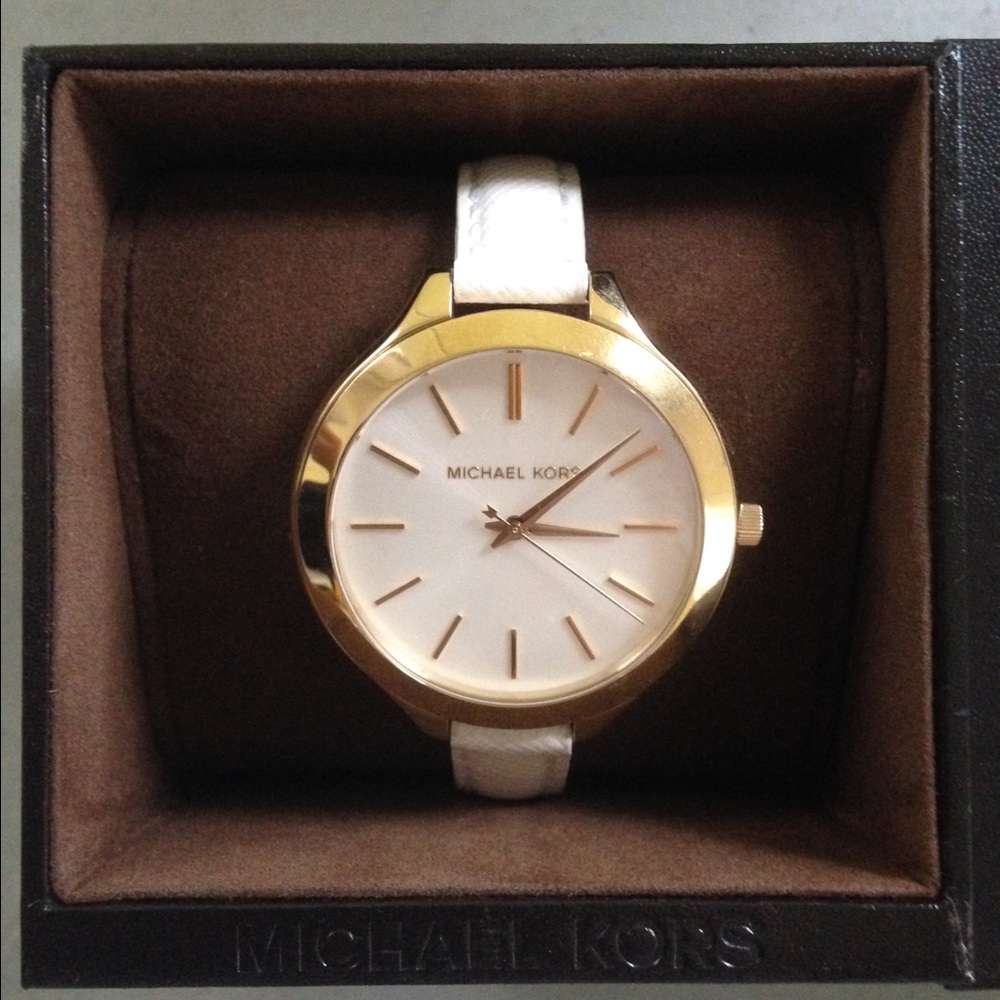Michael Kors leather watch- worn once